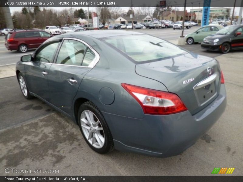 Mystic Jade Metallic / Caffe Latte 2009 Nissan Maxima 3.5 SV