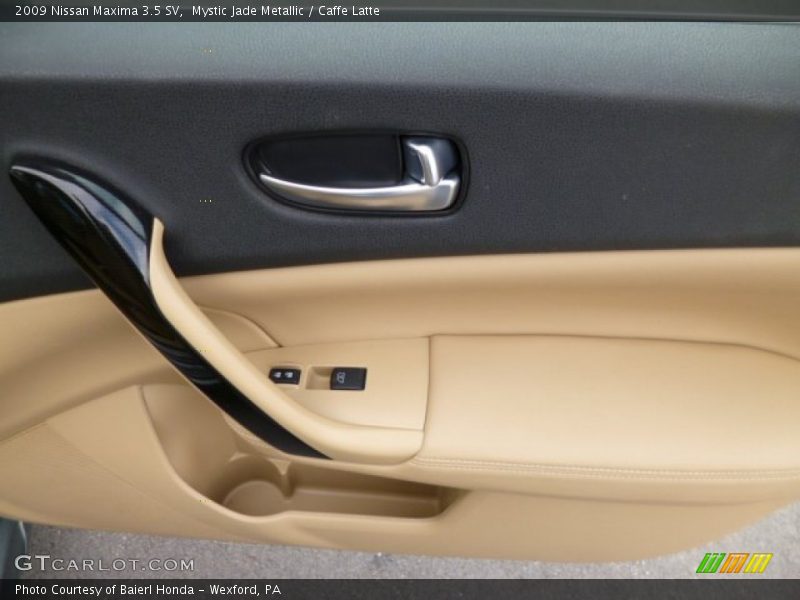 Mystic Jade Metallic / Caffe Latte 2009 Nissan Maxima 3.5 SV