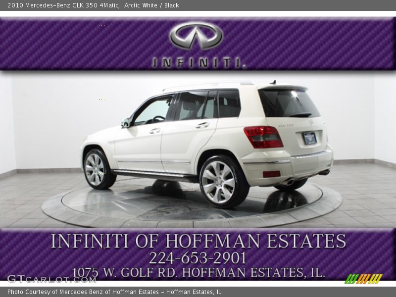 Arctic White / Black 2010 Mercedes-Benz GLK 350 4Matic