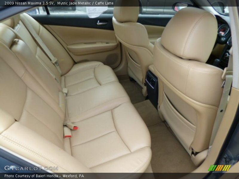 Mystic Jade Metallic / Caffe Latte 2009 Nissan Maxima 3.5 SV