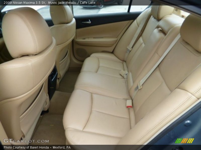 Mystic Jade Metallic / Caffe Latte 2009 Nissan Maxima 3.5 SV