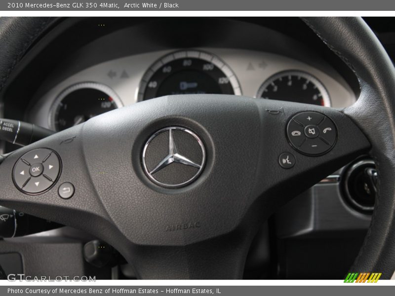 Arctic White / Black 2010 Mercedes-Benz GLK 350 4Matic