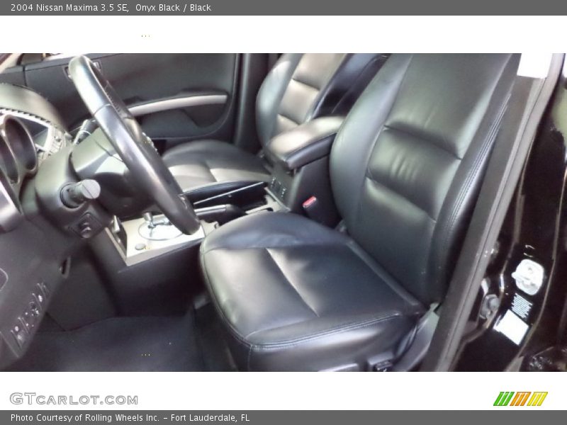 Onyx Black / Black 2004 Nissan Maxima 3.5 SE