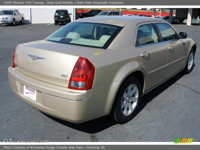 Linen Gold Metallic / Dark Slate Gray/Light Graystone 2006 Chrysler 300 Touring