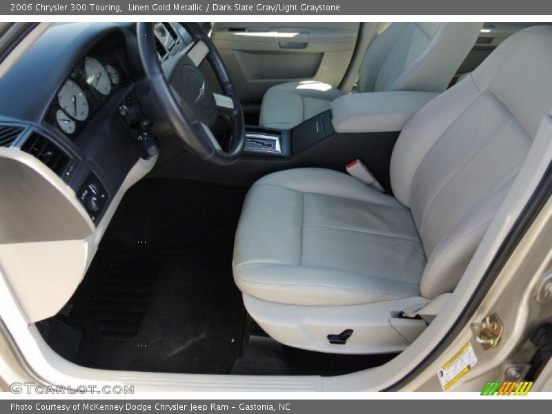 Linen Gold Metallic / Dark Slate Gray/Light Graystone 2006 Chrysler 300 Touring