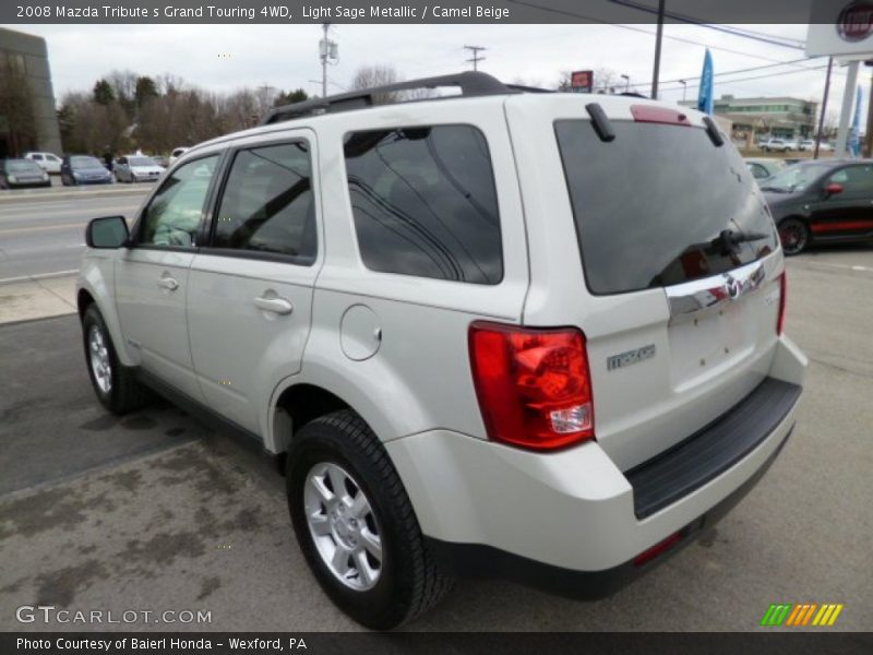 Light Sage Metallic / Camel Beige 2008 Mazda Tribute s Grand Touring 4WD