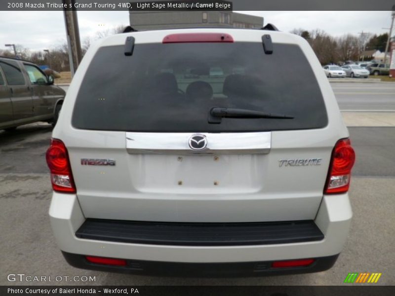 Light Sage Metallic / Camel Beige 2008 Mazda Tribute s Grand Touring 4WD