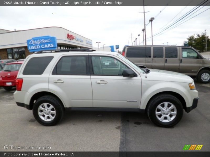 Light Sage Metallic / Camel Beige 2008 Mazda Tribute s Grand Touring 4WD