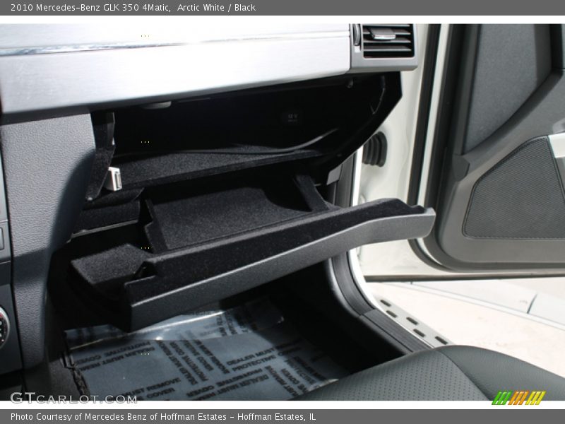 Arctic White / Black 2010 Mercedes-Benz GLK 350 4Matic