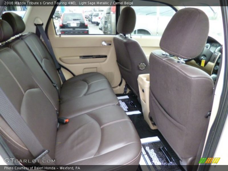 Light Sage Metallic / Camel Beige 2008 Mazda Tribute s Grand Touring 4WD