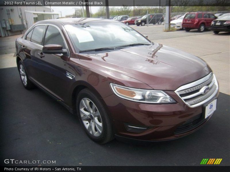 Cinnamon Metallic / Charcoal Black 2012 Ford Taurus SEL
