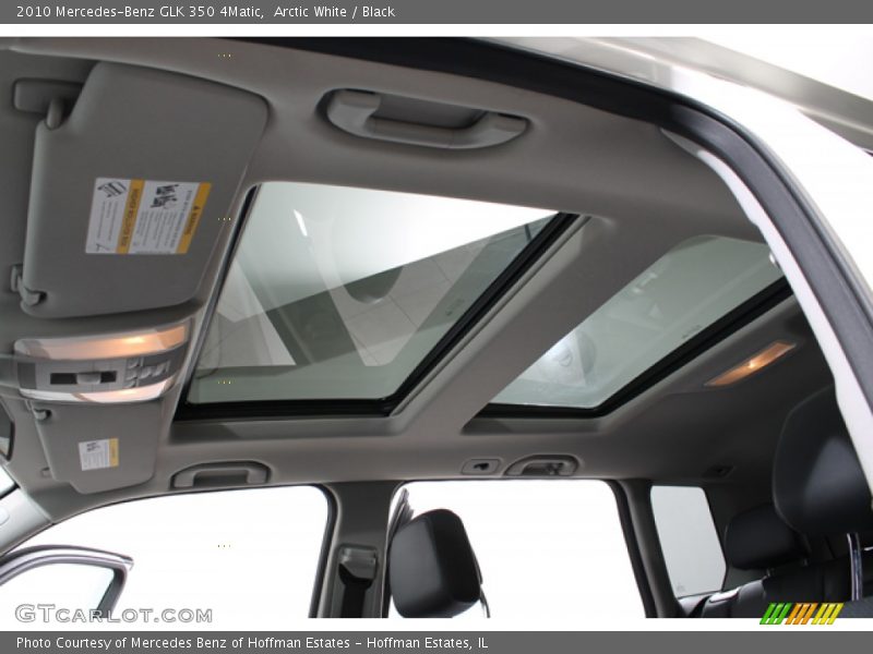 Arctic White / Black 2010 Mercedes-Benz GLK 350 4Matic