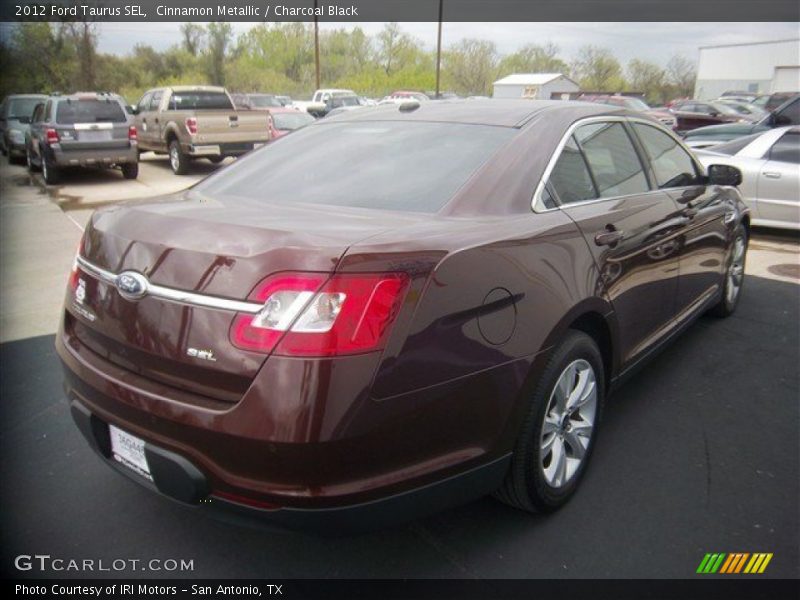 Cinnamon Metallic / Charcoal Black 2012 Ford Taurus SEL