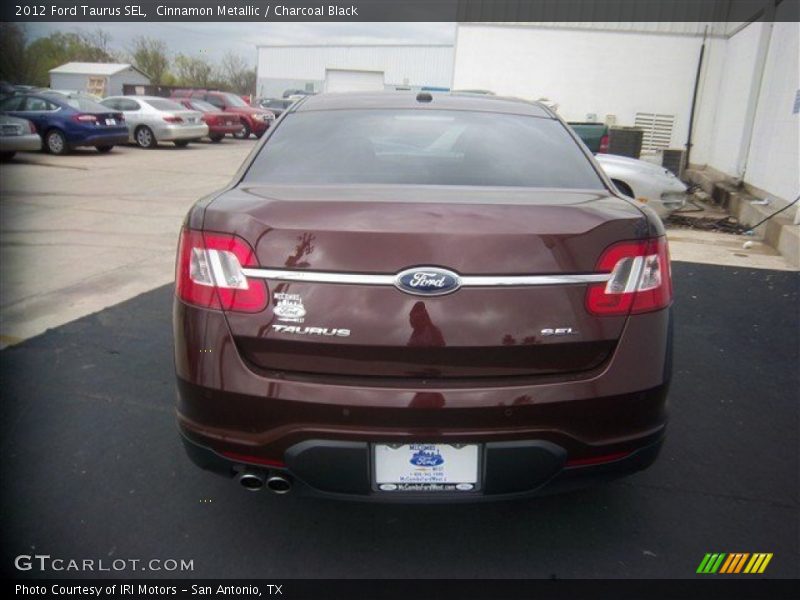 Cinnamon Metallic / Charcoal Black 2012 Ford Taurus SEL