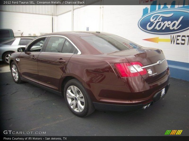 Cinnamon Metallic / Charcoal Black 2012 Ford Taurus SEL