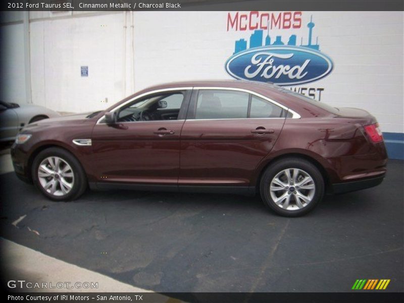 Cinnamon Metallic / Charcoal Black 2012 Ford Taurus SEL