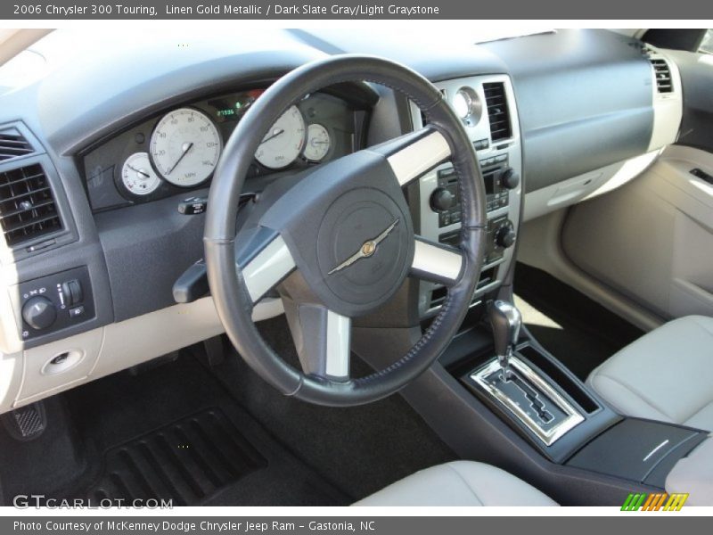Linen Gold Metallic / Dark Slate Gray/Light Graystone 2006 Chrysler 300 Touring