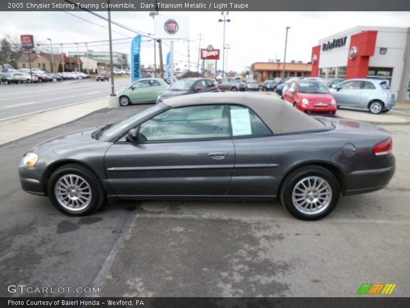 Dark Titanium Metallic / Light Taupe 2005 Chrysler Sebring Touring Convertible