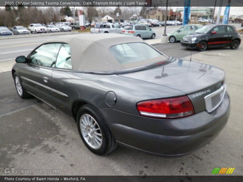 Dark Titanium Metallic / Light Taupe 2005 Chrysler Sebring Touring Convertible