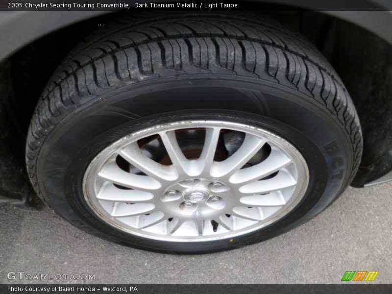 Dark Titanium Metallic / Light Taupe 2005 Chrysler Sebring Touring Convertible