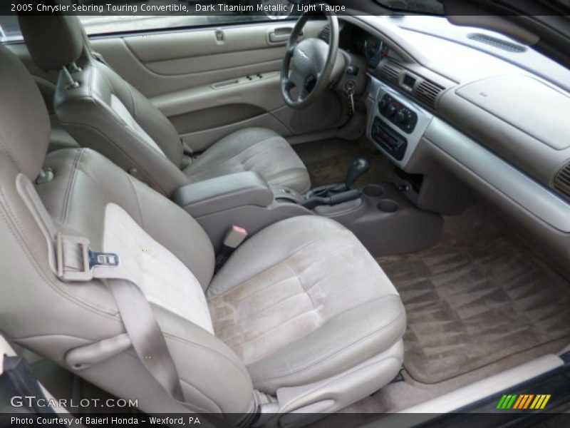  2005 Sebring Touring Convertible Light Taupe Interior