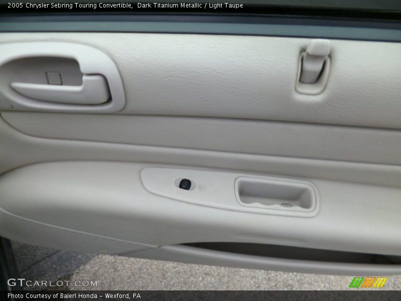 Dark Titanium Metallic / Light Taupe 2005 Chrysler Sebring Touring Convertible