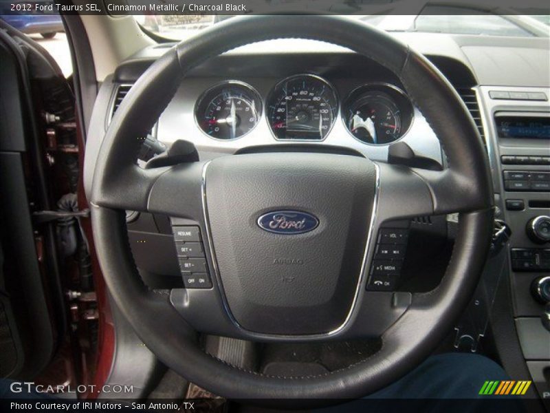 Cinnamon Metallic / Charcoal Black 2012 Ford Taurus SEL