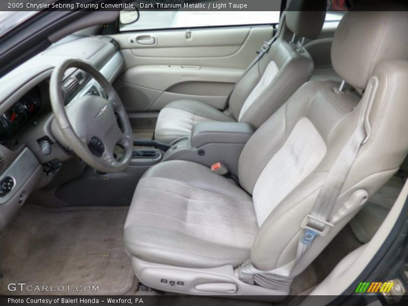  2005 Sebring Touring Convertible Light Taupe Interior