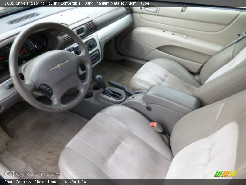 Dark Titanium Metallic / Light Taupe 2005 Chrysler Sebring Touring Convertible