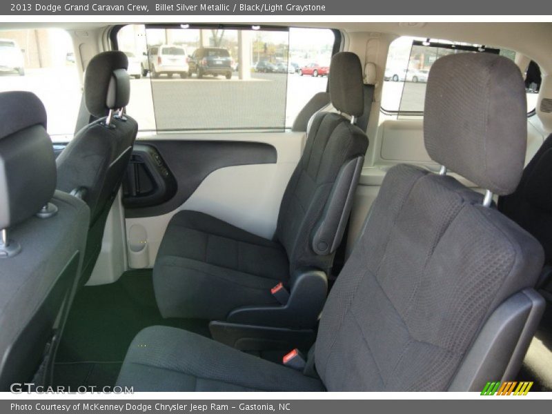 Billet Silver Metallic / Black/Light Graystone 2013 Dodge Grand Caravan Crew