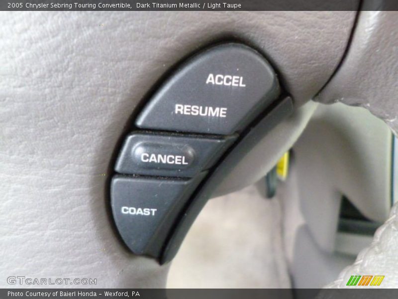 Dark Titanium Metallic / Light Taupe 2005 Chrysler Sebring Touring Convertible