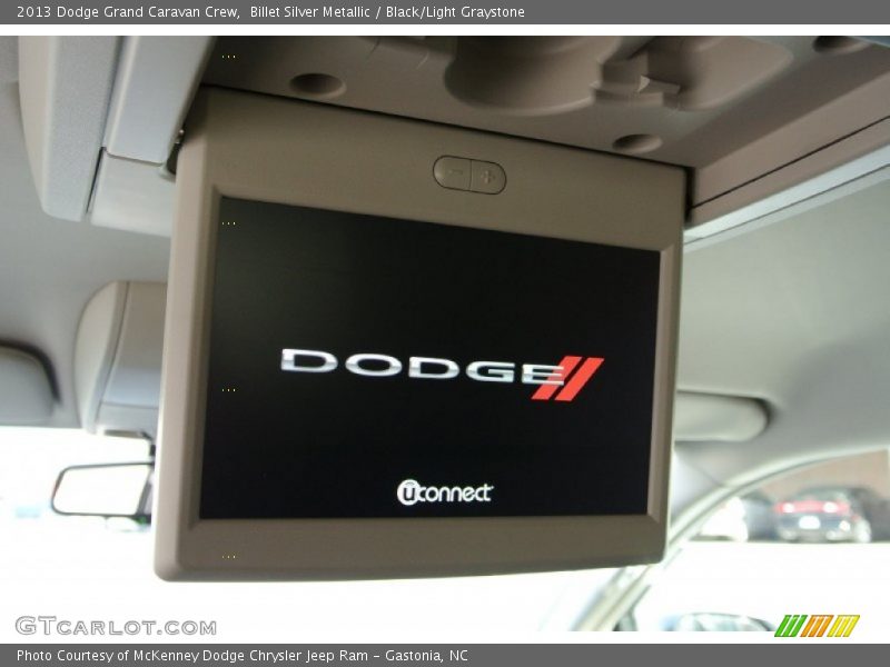 Billet Silver Metallic / Black/Light Graystone 2013 Dodge Grand Caravan Crew