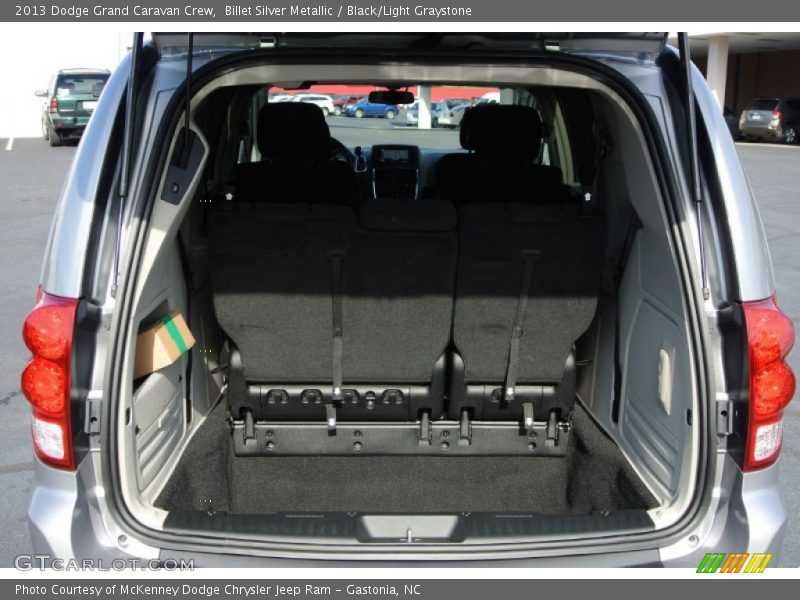 Billet Silver Metallic / Black/Light Graystone 2013 Dodge Grand Caravan Crew