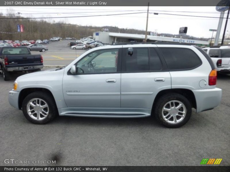 Silver Mist Metallic / Light Gray 2007 GMC Envoy Denali 4x4