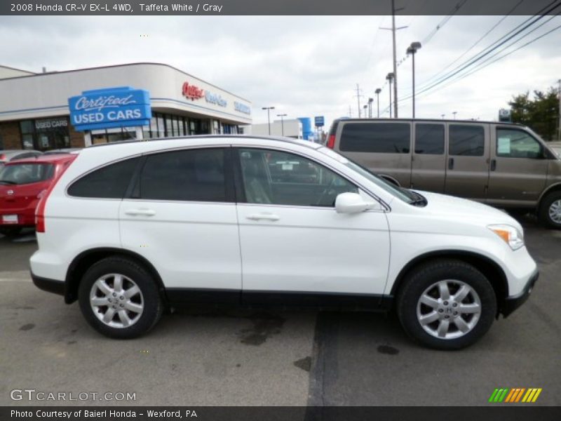 Taffeta White / Gray 2008 Honda CR-V EX-L 4WD