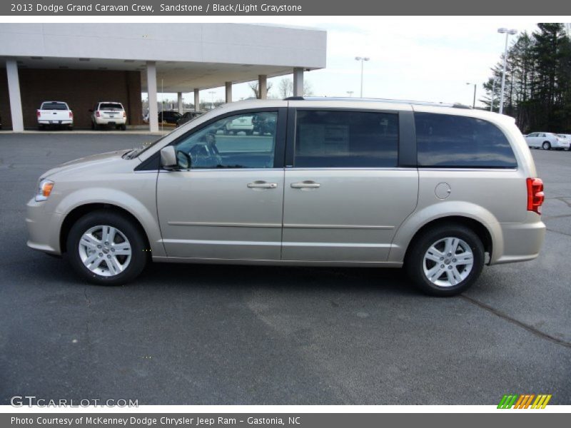 Sandstone / Black/Light Graystone 2013 Dodge Grand Caravan Crew