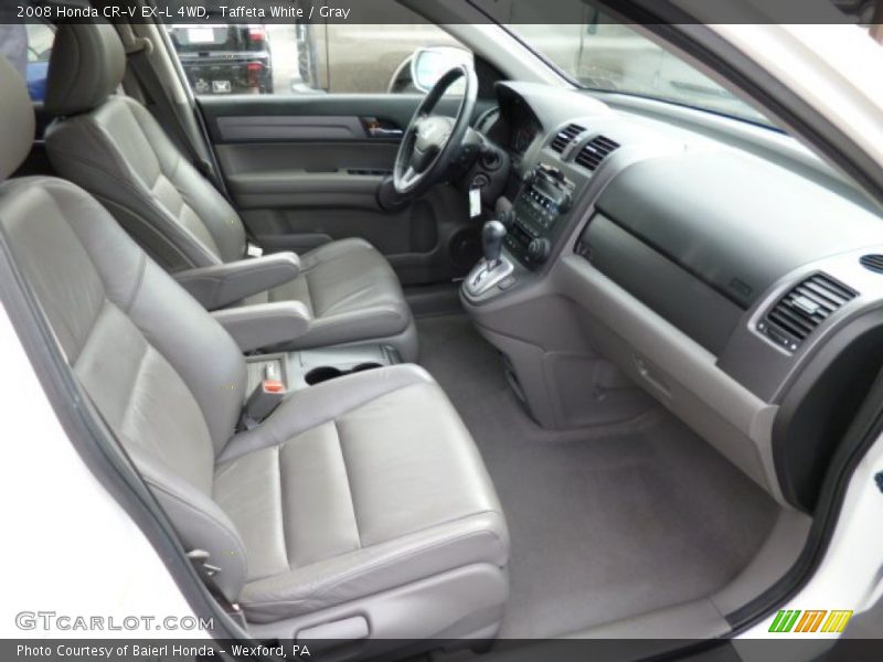 Taffeta White / Gray 2008 Honda CR-V EX-L 4WD