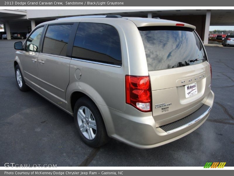 Sandstone / Black/Light Graystone 2013 Dodge Grand Caravan Crew