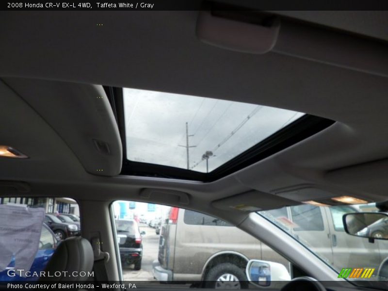 Taffeta White / Gray 2008 Honda CR-V EX-L 4WD