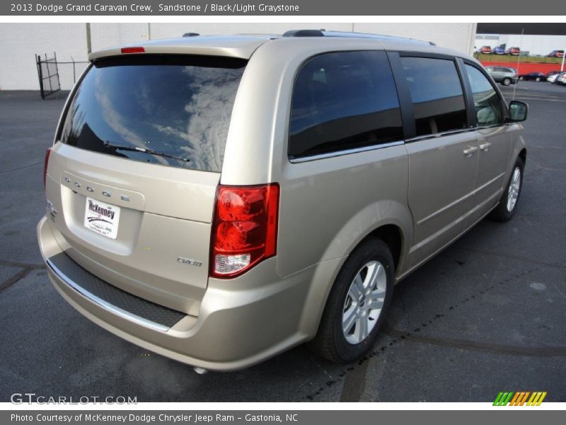 Sandstone / Black/Light Graystone 2013 Dodge Grand Caravan Crew
