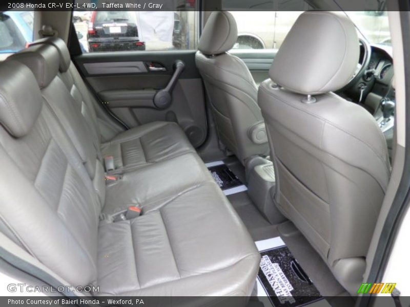 Taffeta White / Gray 2008 Honda CR-V EX-L 4WD