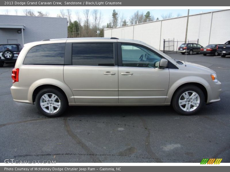 Sandstone / Black/Light Graystone 2013 Dodge Grand Caravan Crew