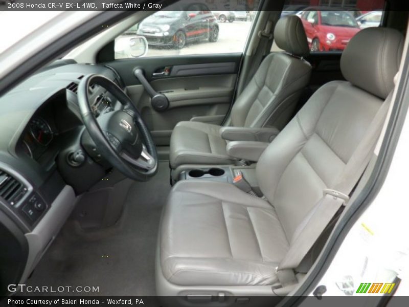 Taffeta White / Gray 2008 Honda CR-V EX-L 4WD