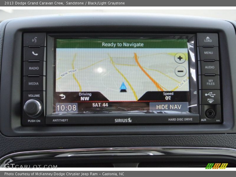 Sandstone / Black/Light Graystone 2013 Dodge Grand Caravan Crew