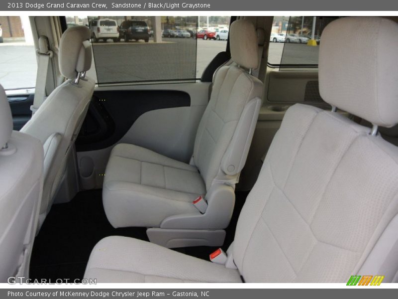 Sandstone / Black/Light Graystone 2013 Dodge Grand Caravan Crew