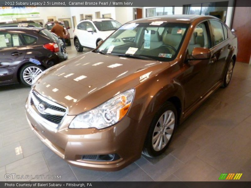 Caramel Bronze Pearl / Warm Ivory 2012 Subaru Legacy 2.5i Limited
