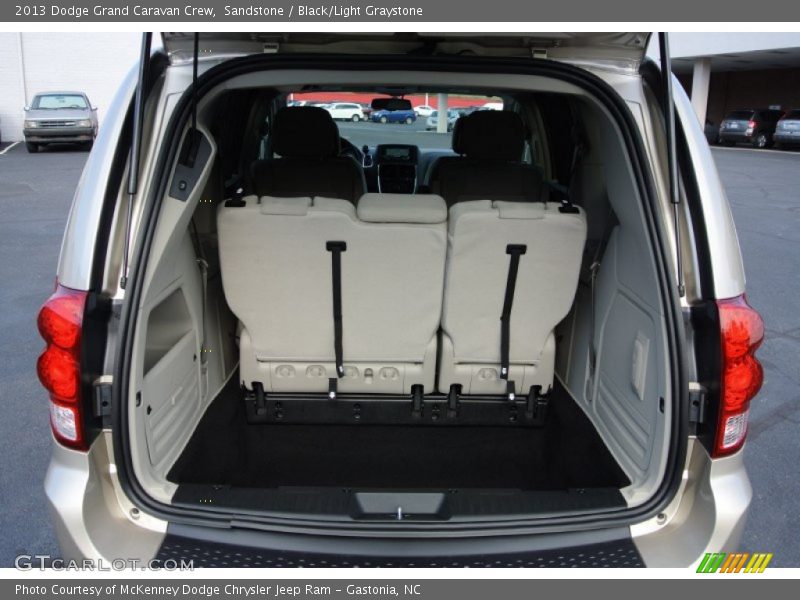 Sandstone / Black/Light Graystone 2013 Dodge Grand Caravan Crew