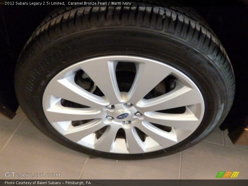 Caramel Bronze Pearl / Warm Ivory 2012 Subaru Legacy 2.5i Limited