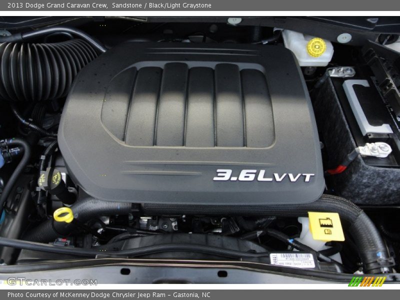 Sandstone / Black/Light Graystone 2013 Dodge Grand Caravan Crew