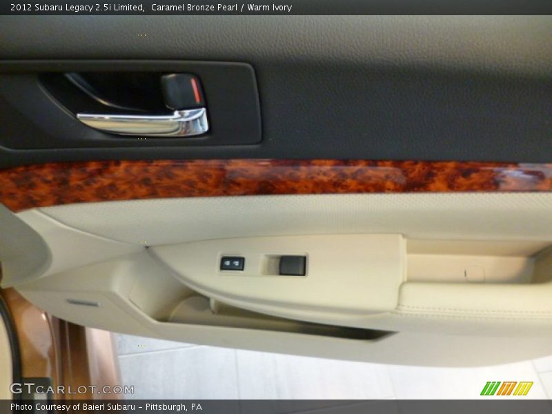 Caramel Bronze Pearl / Warm Ivory 2012 Subaru Legacy 2.5i Limited